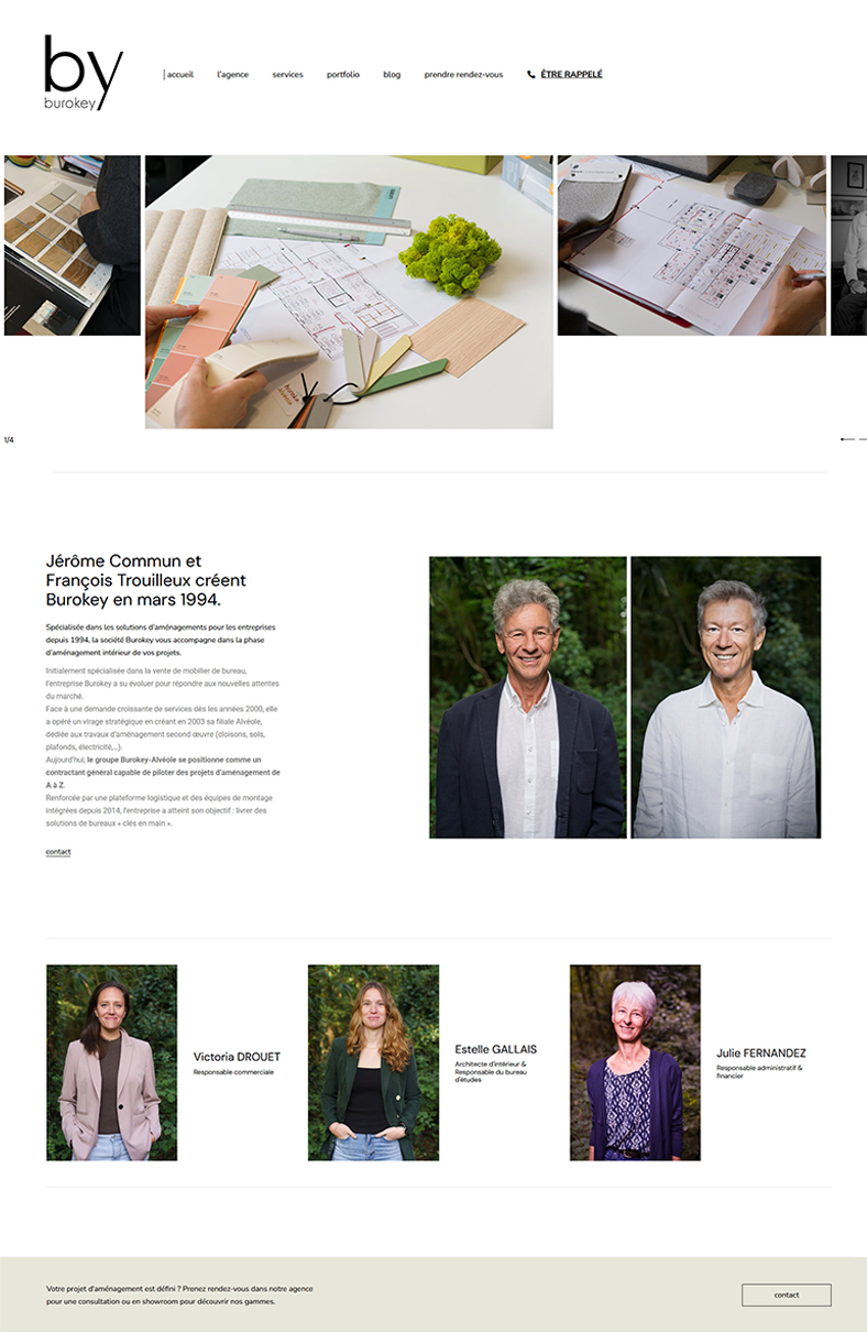 Interface Agence Burokey